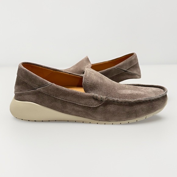 Men's Olukai KA'A Loafer Slip-on‎ Shoes Cooler Gray Suede NEW size 9
